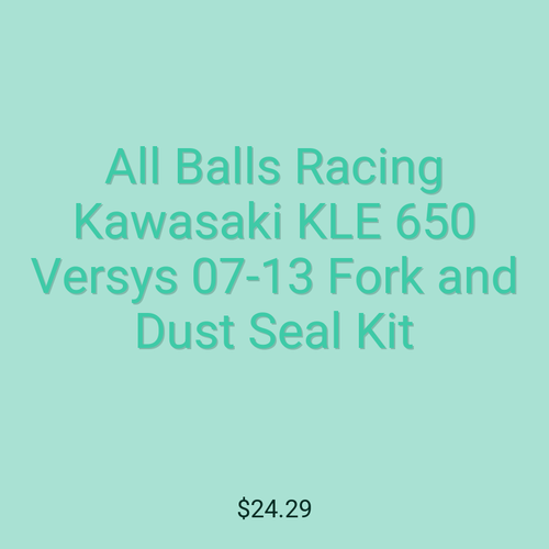All Balls Racing Kawasaki KLE 650 Versys 07-13 Fork and Dust Seal Kit