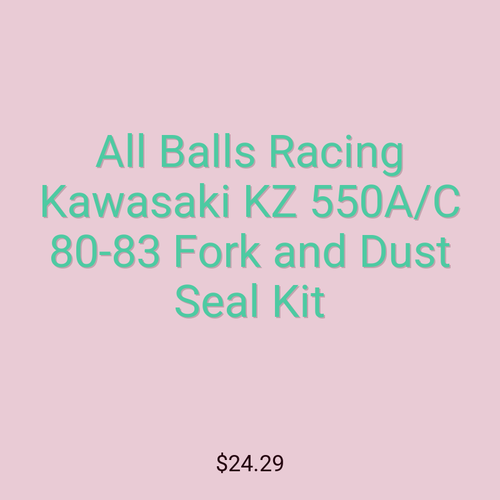 All Balls Racing Kawasaki KZ 550A/C 80-83 Fork and Dust Seal Kit