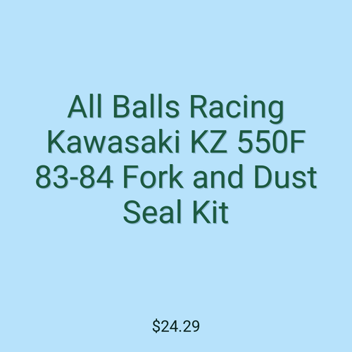 All Balls Racing Kawasaki KZ 550F 83-84 Fork and Dust Seal Kit