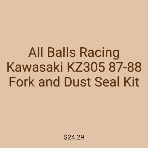 All Balls Racing Kawasaki KZ305 87-88 Fork and Dust Seal Kit