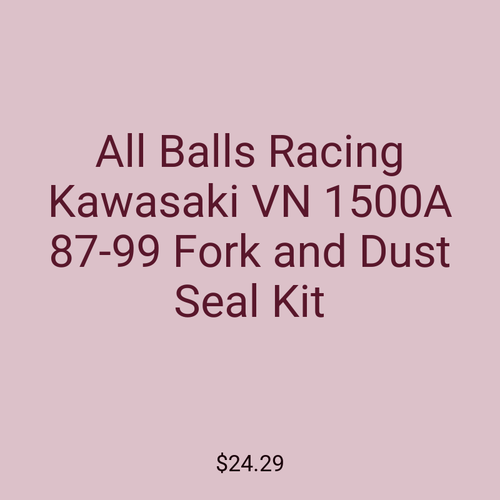 All Balls Racing Kawasaki VN 1500A 87-99 Fork and Dust Seal Kit