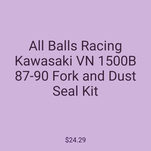 All Balls Racing Kawasaki VN 1500B 87-90 Fork and Dust Seal Kit