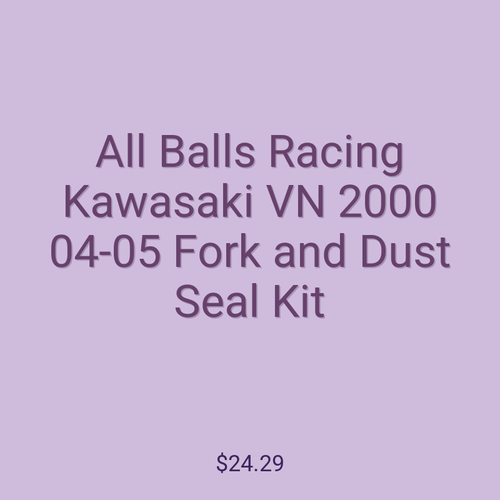 All Balls Racing Kawasaki VN 2000 04-05 Fork and Dust Seal Kit