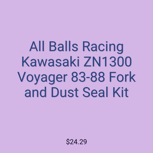 All Balls Racing Kawasaki ZN1300 Voyager 83-88 Fork and Dust Seal Kit