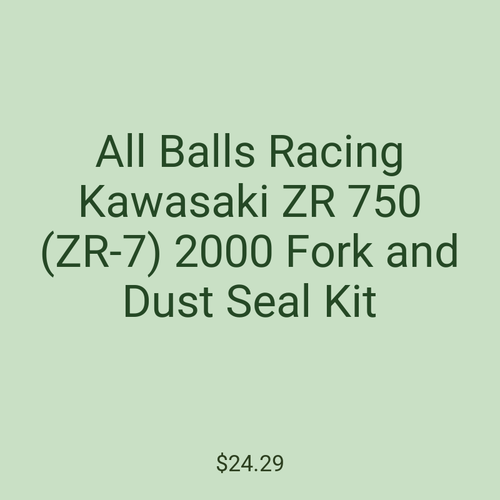 All Balls Racing Kawasaki ZR 750 (ZR-7) 2000 Fork and Dust Seal Kit