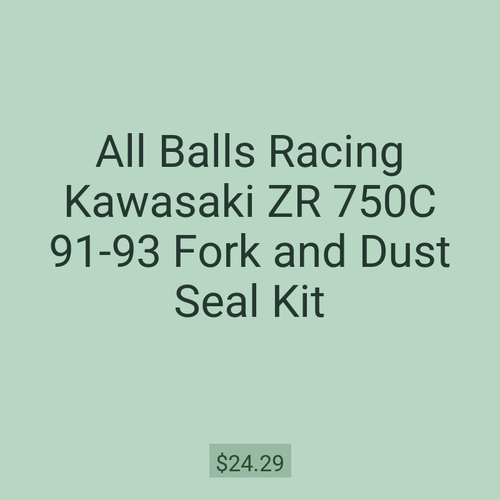 All Balls Racing Kawasaki ZR 750C 91-93 Fork and Dust Seal Kit