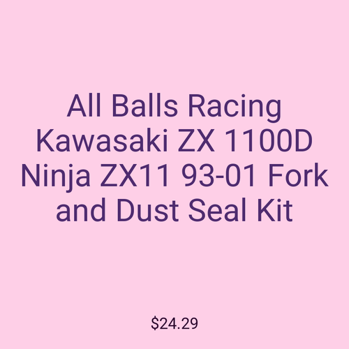 All Balls Racing Kawasaki ZX 1100D Ninja ZX11 93-01 Fork and Dust Seal Kit