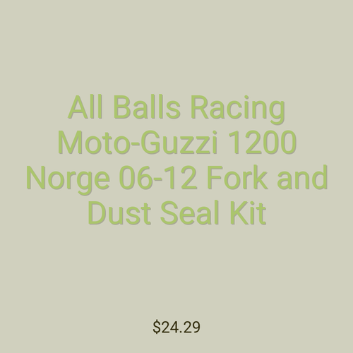 All Balls Racing Moto-Guzzi 1200 Norge  06-12 Fork and Dust Seal Kit