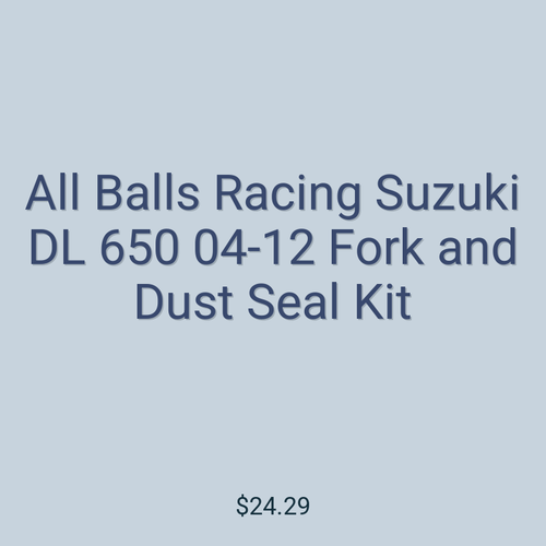 All Balls Racing Suzuki DL 650 04-12 Fork and Dust Seal Kit