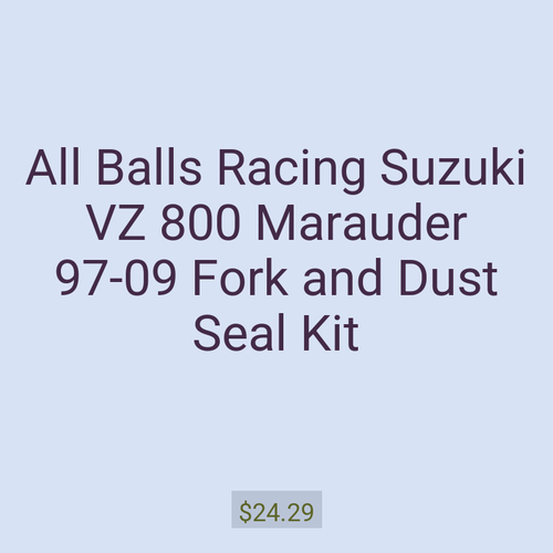 All Balls Racing Suzuki VZ 800 Marauder 97-09 Fork and Dust Seal Kit