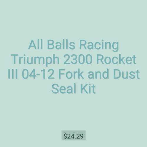All Balls Racing Triumph 2300 Rocket III 04-12 Fork and Dust Seal Kit