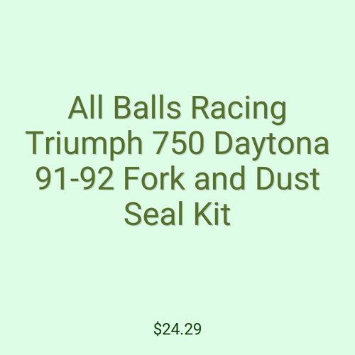 All Balls Racing Triumph 750 Daytona 91-92 Fork and Dust Seal Kit