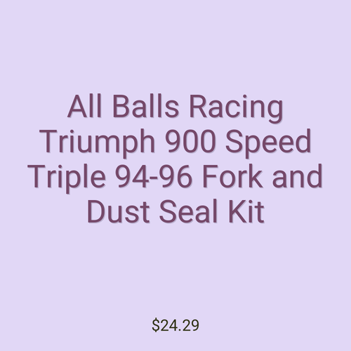 All Balls Racing Triumph 900 Speed Triple 94-96 Fork and Dust Seal Kit