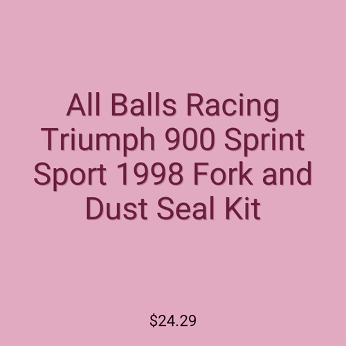 All Balls Racing Triumph 900 Sprint Sport 1998 Fork and Dust Seal Kit