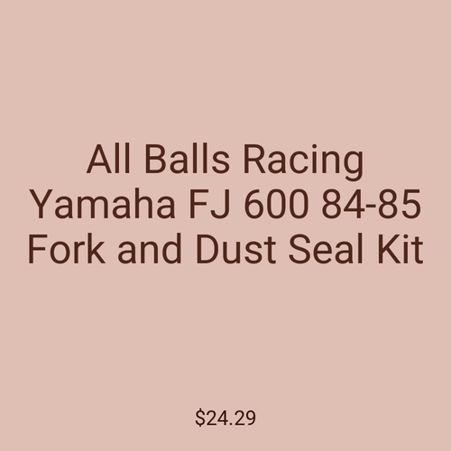 All Balls Racing Yamaha FJ 600 84-85 Fork and Dust Seal Kit