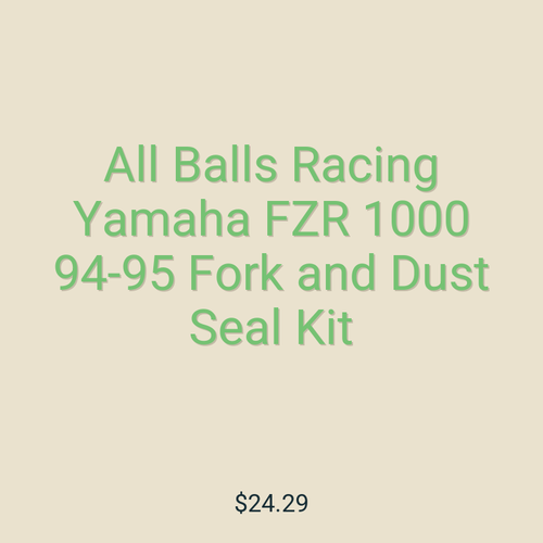 All Balls Racing Yamaha FZR 1000 94-95 Fork and Dust Seal Kit