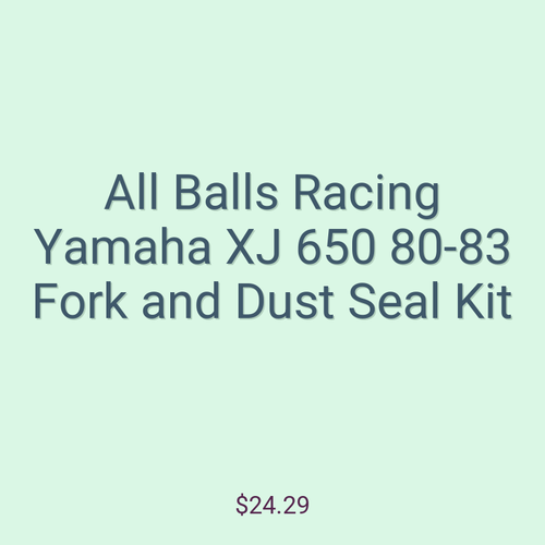 All Balls Racing Yamaha XJ 650 80-83 Fork and Dust Seal Kit