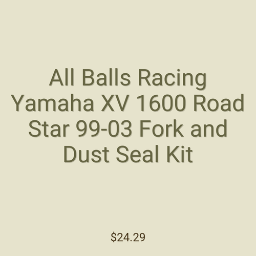 All Balls Racing Yamaha XV 1600 Road Star 99-03 Fork and Dust Seal Kit