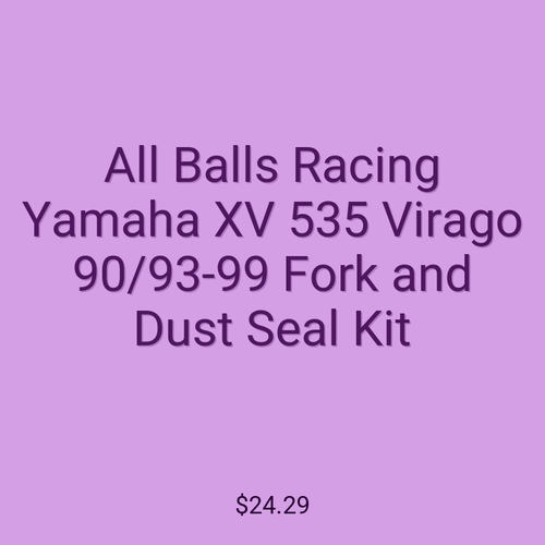 All Balls Racing Yamaha XV 535 Virago 90/93-99 Fork and Dust Seal Kit