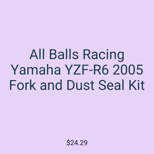 All Balls Racing Yamaha YZF-R6 2005 Fork and Dust Seal Kit
