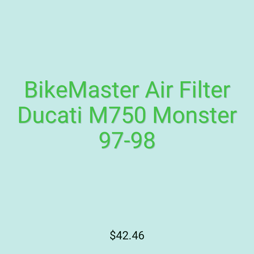 BikeMaster Air Filter Ducati M750 Monster 97-98