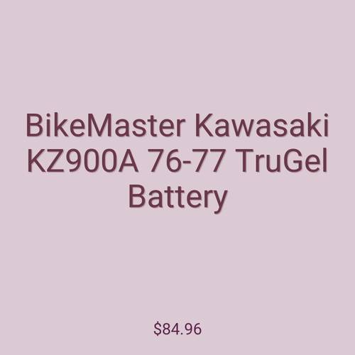 BikeMaster Kawasaki KZ900A 76-77 TruGel Battery