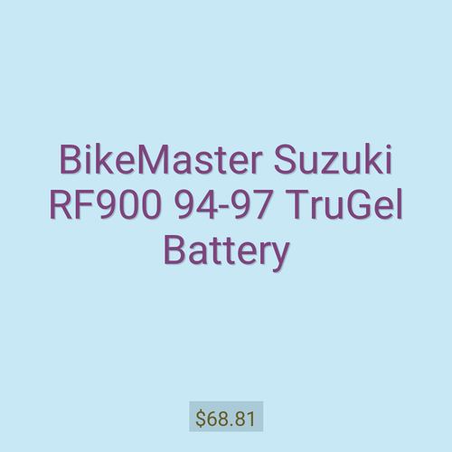 BikeMaster Suzuki RF900 94-97 TruGel Battery