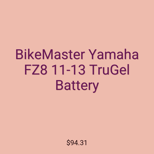 BikeMaster Yamaha FZ8 11-13 TruGel Battery