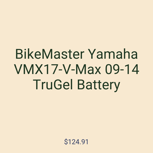 BikeMaster Yamaha VMX17-V-Max 09-14 TruGel Battery