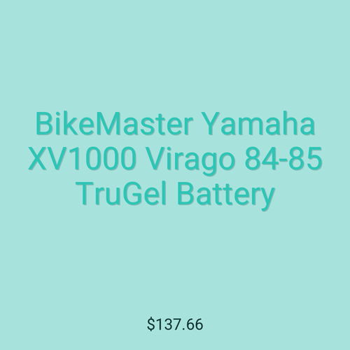 BikeMaster Yamaha XV1000 Virago 84-85 TruGel Battery