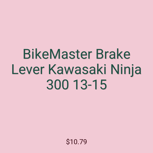 BikeMaster Brake Lever Kawasaki Ninja 300 13-15