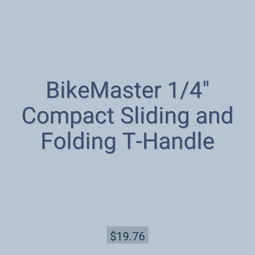 BikeMaster 1/4" Compact Sliding and Folding T-Handle