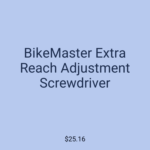 BikeMaster Extra Reach Adjustment Screwdriver