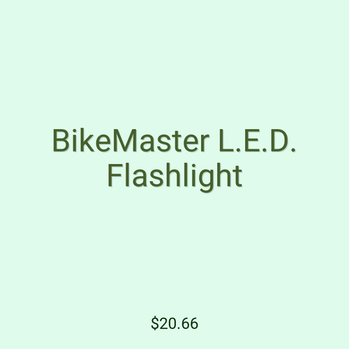 BikeMaster L.E.D. Flashlight