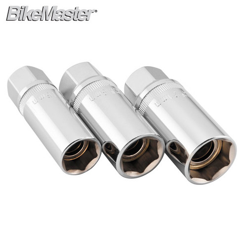 BikeMaster Magnetic Spark Plug Socket Set