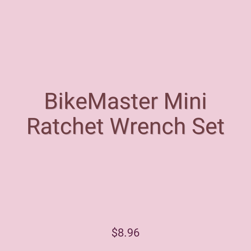 BikeMaster Mini Ratchet Wrench Set