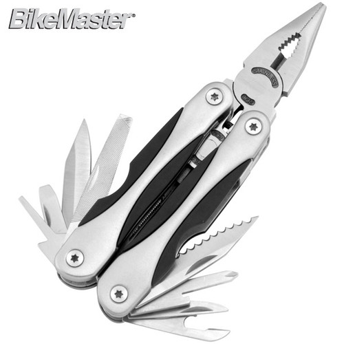 BikeMaster Red Aluminum/Rubber Handle Multi Tool