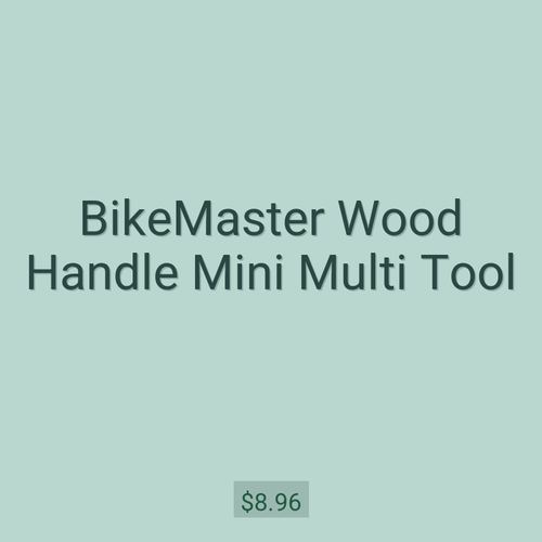 BikeMaster Wood Handle Mini Multi Tool
