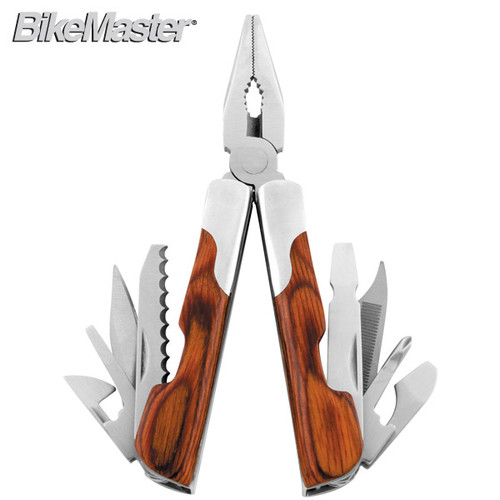 BikeMaster Wood Handle Mini Multi Tool