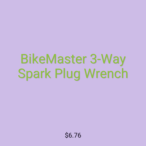 BikeMaster 3-Way Spark Plug Wrench
