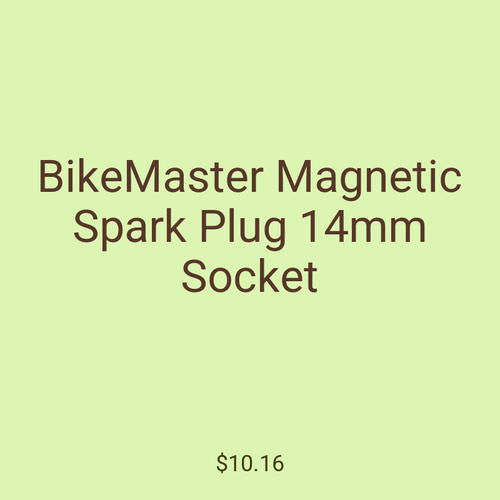 BikeMaster Magnetic Spark Plug 14mm Socket