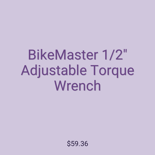 BikeMaster 1/2" Adjustable Torque Wrench