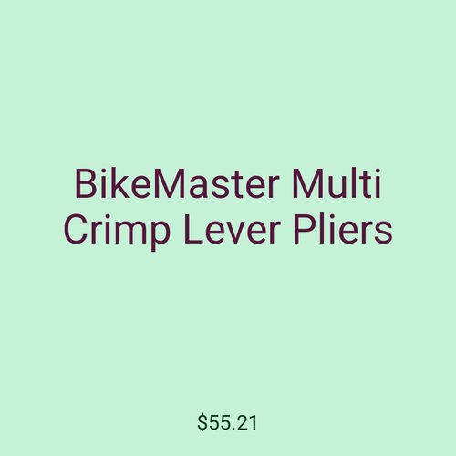 BikeMaster Multi Crimp Lever Pliers