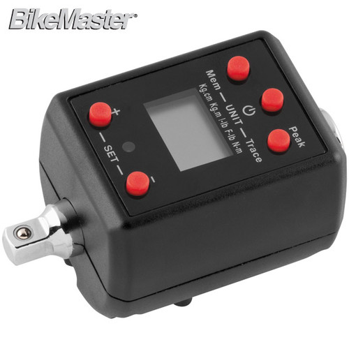 BikeMaster 1/4" Drive Digital Torque Wrench Adapter