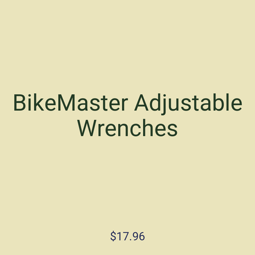 BikeMaster Adjustable Wrenches