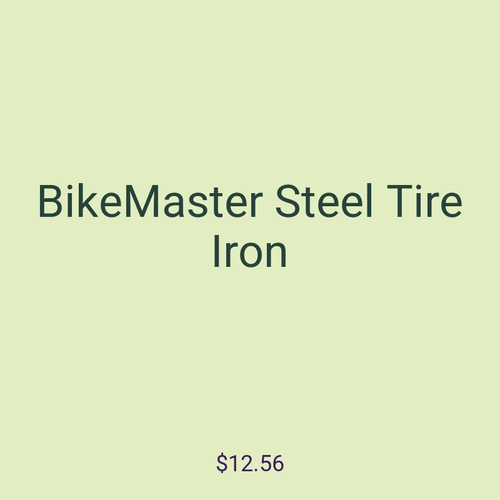 BikeMaster Steel Tire Iron