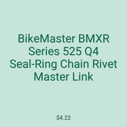 BikeMaster BMXR Series 525 Q4 Seal-Ring Chain Rivet Master Link