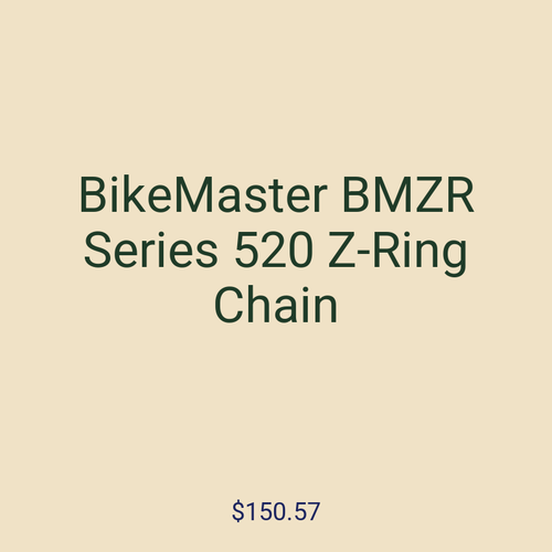 BikeMaster BMZR Series 520 Z-Ring Chain
