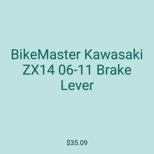 BikeMaster Kawasaki ZX14 06-11 Brake Lever