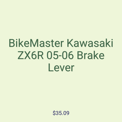 BikeMaster Kawasaki ZX6R 05-06 Brake Lever